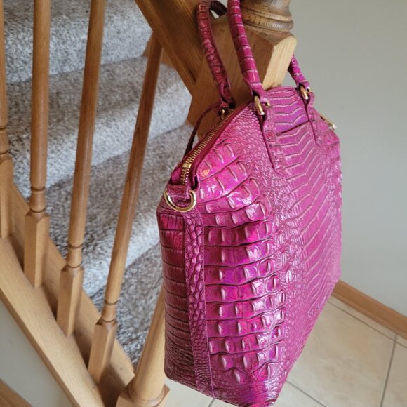 BRAHMIN Large Duxbury - PINK POTION -NEW - FREE SHIPPING - Picture 9 of 13
